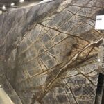 Marble – Rain Forest Brown Leathered slab-min
